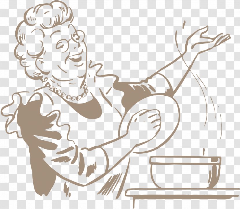 Cooking Clip Art - Flower - Grandmother Transparent PNG