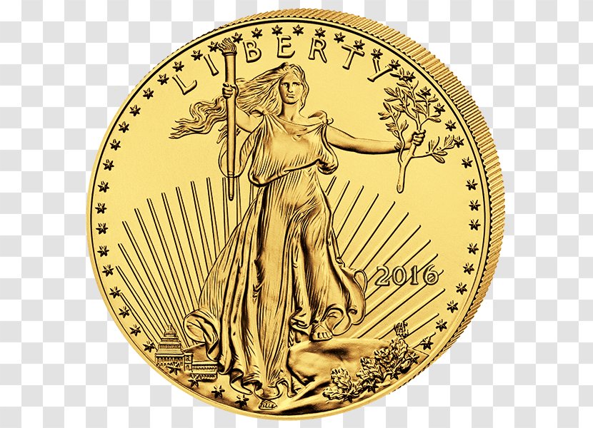 Accurate Precious Metals Coins, Jewelry & Diamonds American Gold Eagle Bullion Coin - Silver Transparent PNG