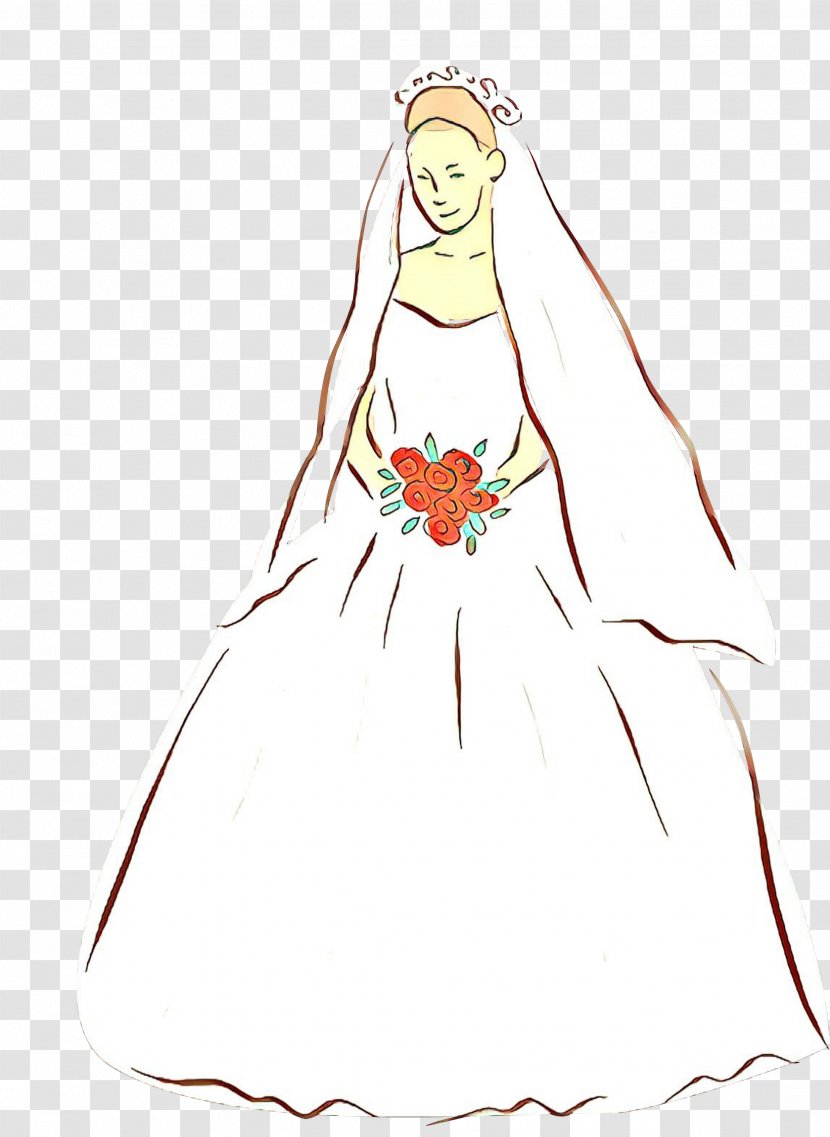 Illustration Clip Art Woman Gown /m/02csf - Wedding Dress - Costume Transparent PNG