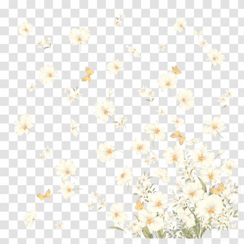 Download Wallpaper - Petal - Flying Flowers Transparent PNG