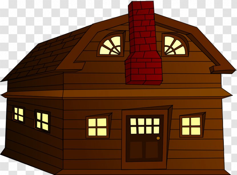 House Wood Clip Art - Building - Brown Cliparts Transparent PNG
