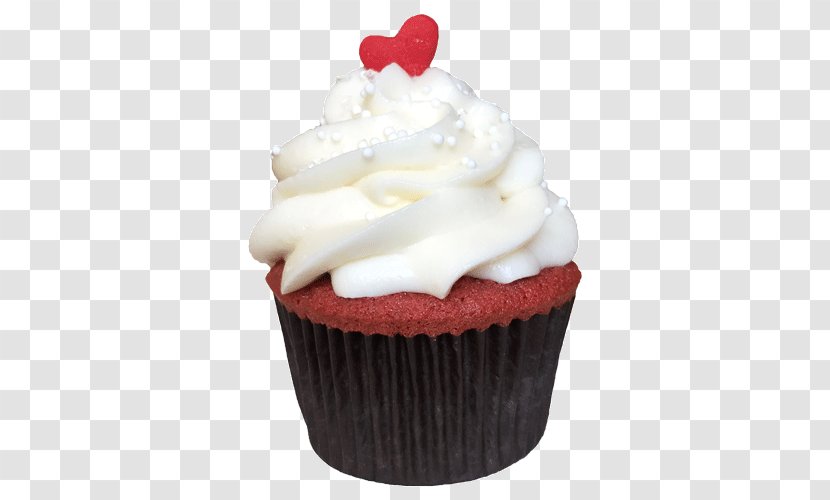 Mini Cupcakes Red Velvet Cake Frosting & Icing Cream - Toppings Transparent PNG