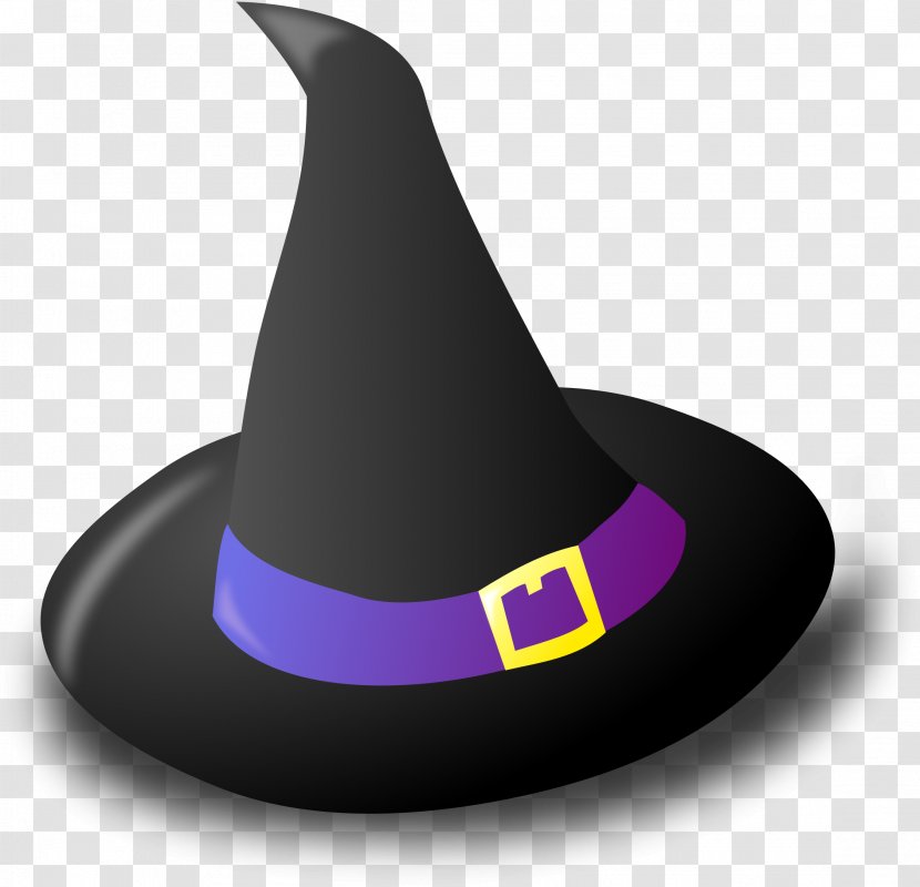 Witch Hat Witchcraft Clip Art - Royaltyfree - Witch's Cliparts Transparent PNG