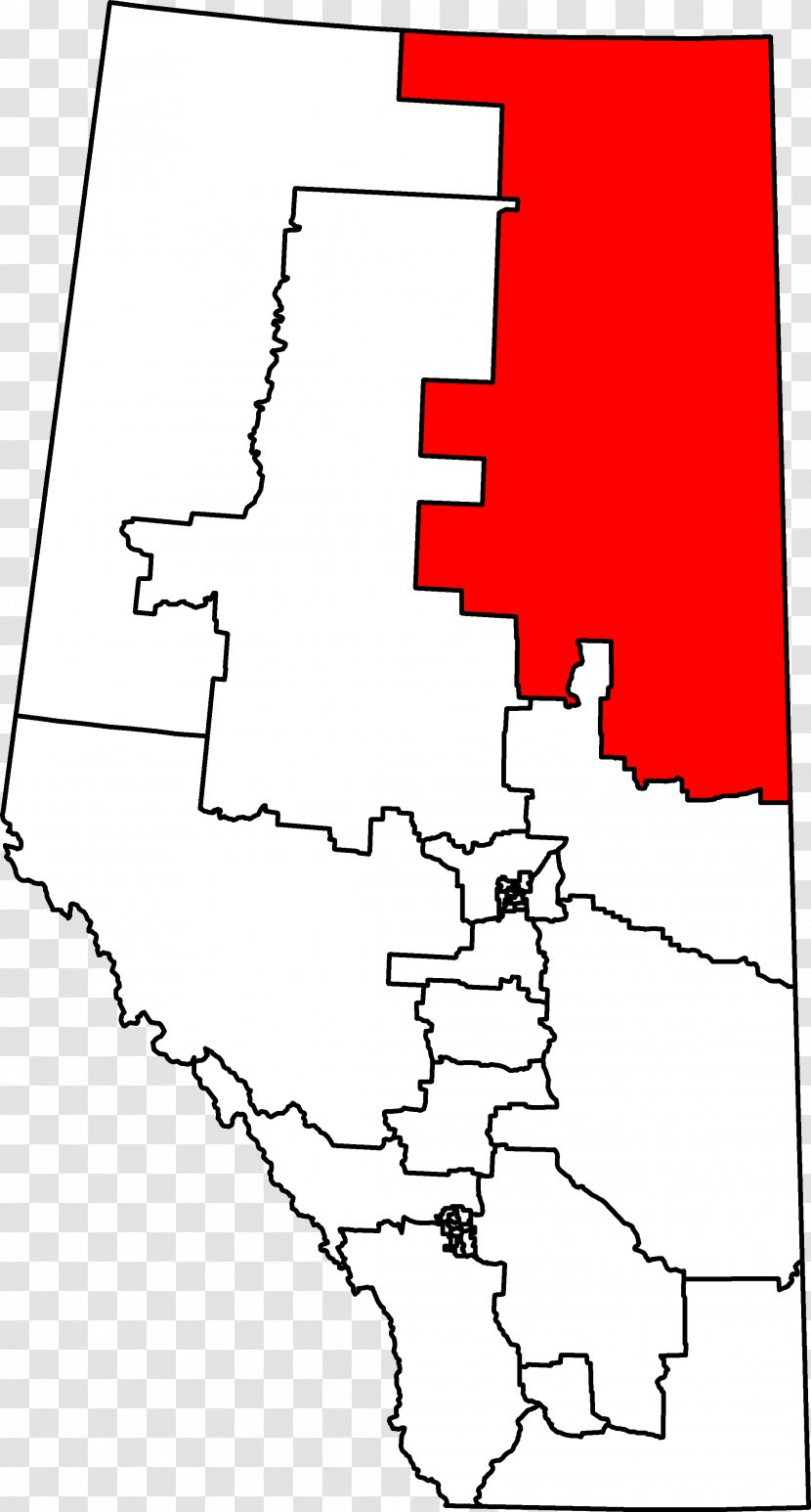 Fort McMurray—Cold Lake McMurray-Wood Buffalo Edmonton Manning Map - White Transparent PNG