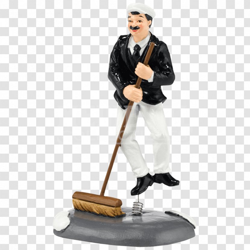 Figurine Department 56 Street Sweeper Profession Transparent PNG