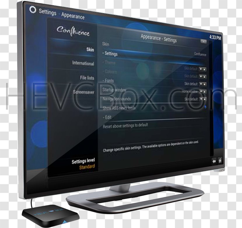 LED-backlit LCD Computer Monitors High Efficiency Video Coding Television Kodi - Monitor Accessory - KODI Transparent PNG
