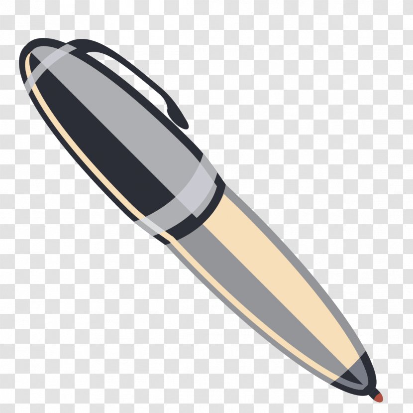 Microsoft Word Document Computer File - Vector Ballpoint Pen Transparent PNG
