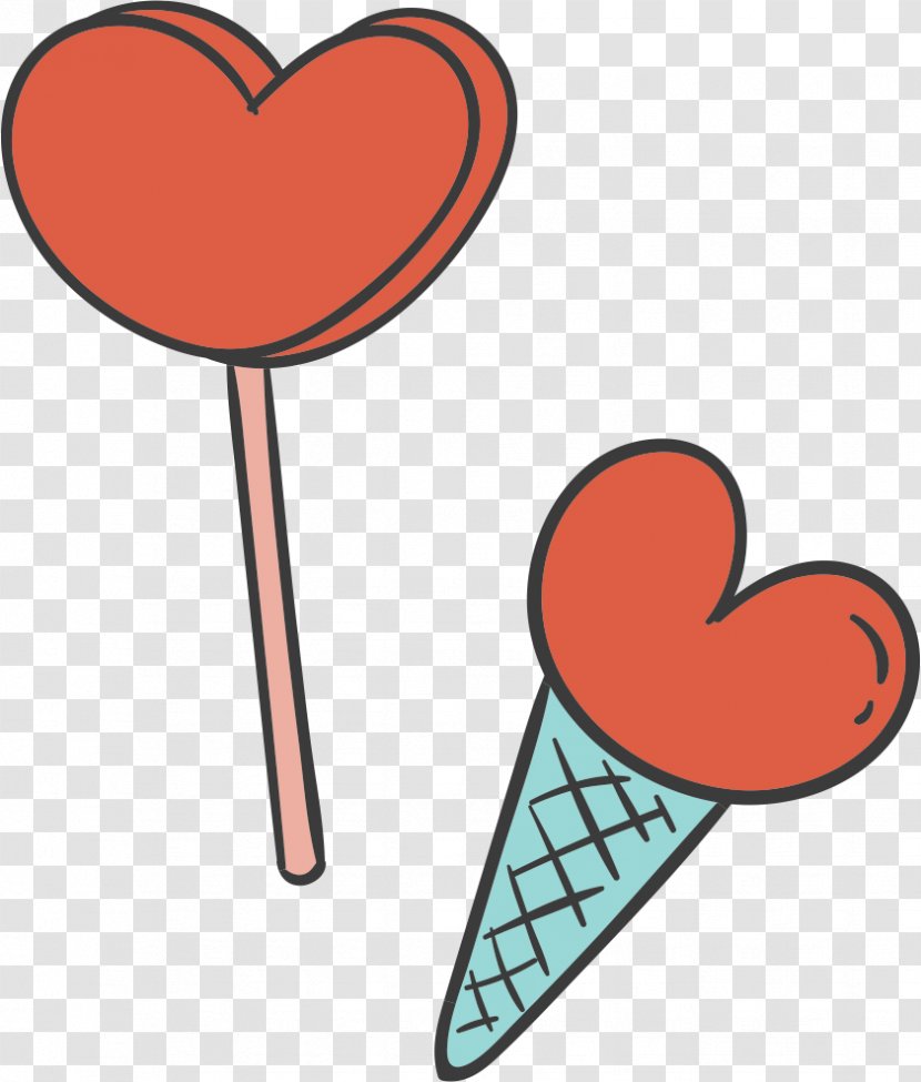 Ice Cream Lollipop - Watercolor Transparent PNG