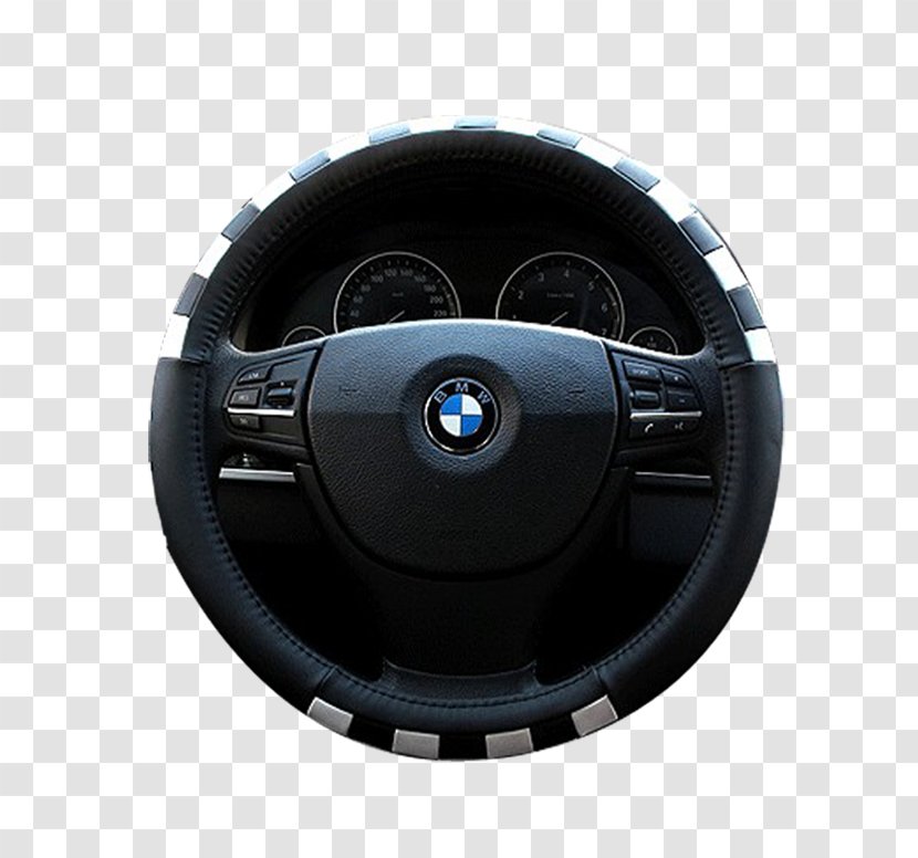BMW Car Steering Wheel Alloy Hubcap - Automotive Tire Transparent PNG