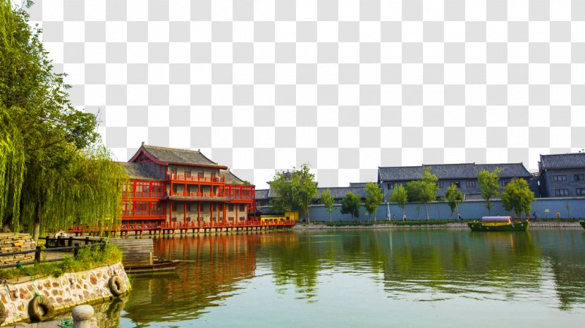 Yuntai Mountain Tongxu County U6e05u660eu4e0au6cb3u56ed Along The River During Qingming Festival Longting Scenic Area Uff08East Gateuff09 - Water Resources - Park Photograph Transparent PNG