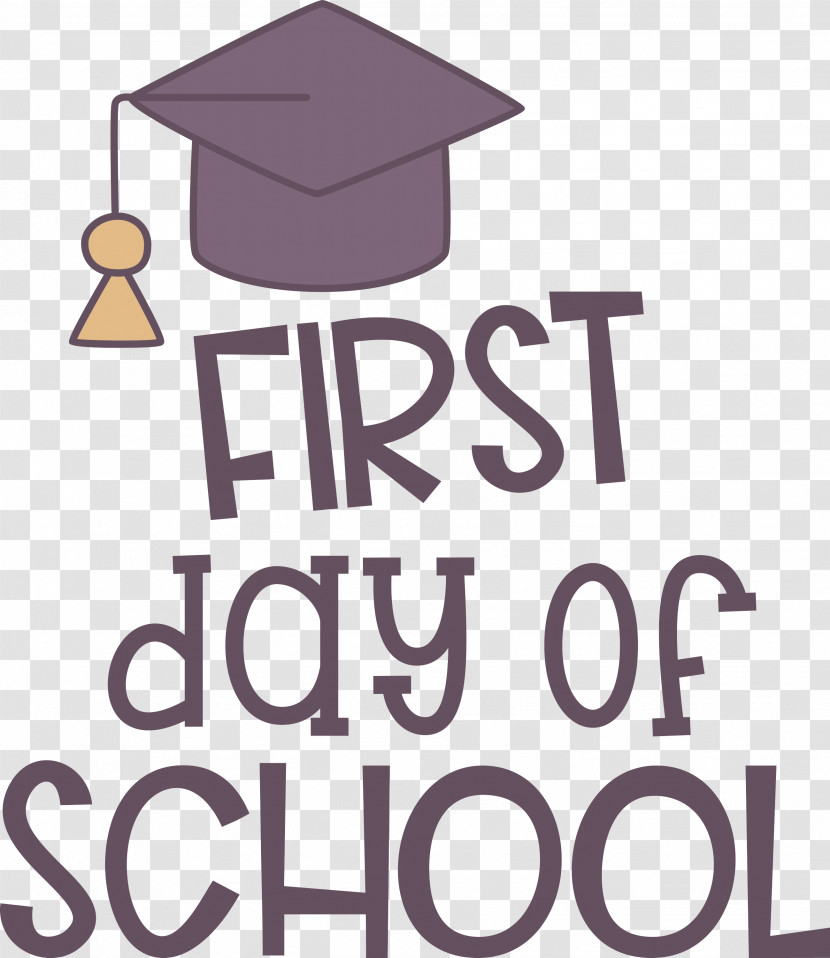 First Day Of School Education School Transparent PNG