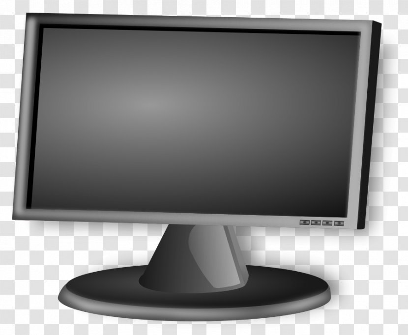 Computer Monitors Liquid-crystal Display Flat Panel Clip Art - Monitor Accessory - Screen Cliparts Transparent PNG