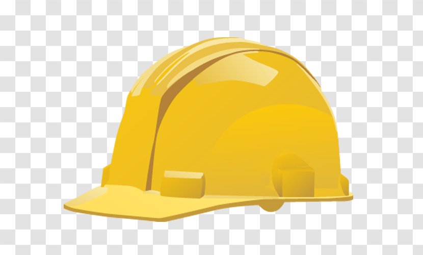 Hard Hats Clip Art - Yellow Background Transparent PNG