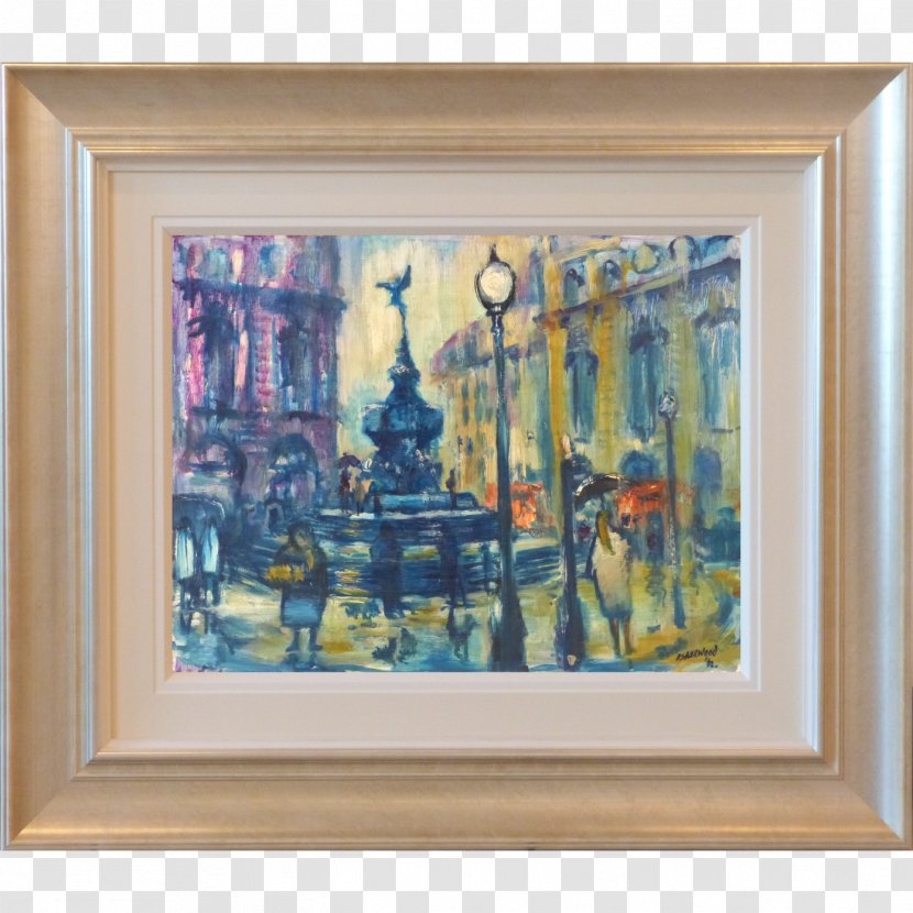Modern Art Picture Frames Paint Image - Artwork - Watercolor Rain Transparent PNG