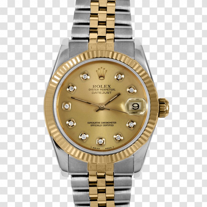 Rolex Datejust Daytona GMT Master II Watch - Colored Gold Transparent PNG