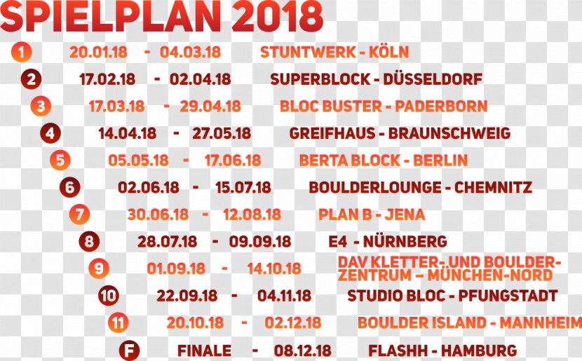 2017–18 Bundesliga Spielplan Bad Kreuznach Saison Organization - Document - Liste Transparent PNG