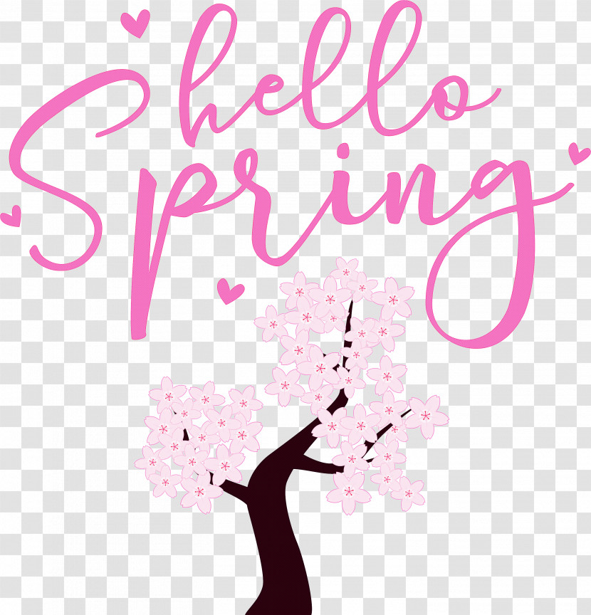 Hello Spring Spring Transparent PNG