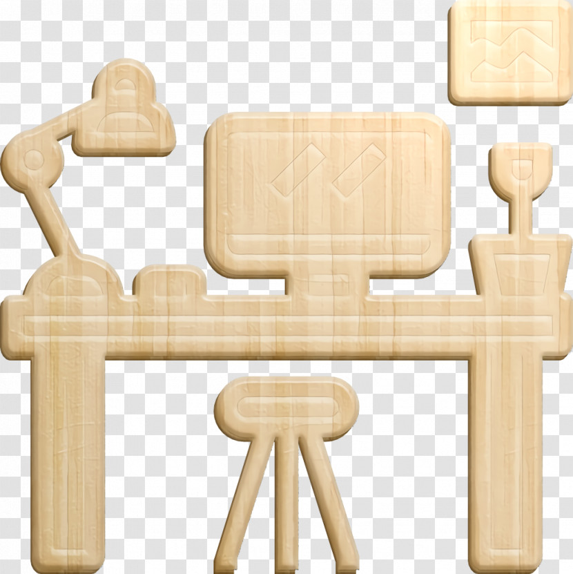 Workplace Icon Business Situations Icon Desk Icon Transparent PNG
