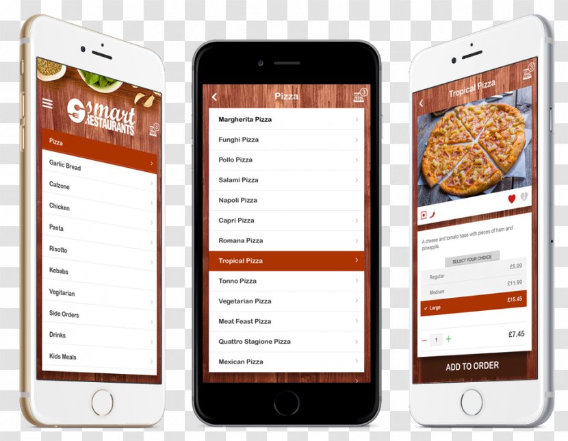 Smartphone IPhone Investor Font - Gadget - Restaurant Menu App Transparent PNG