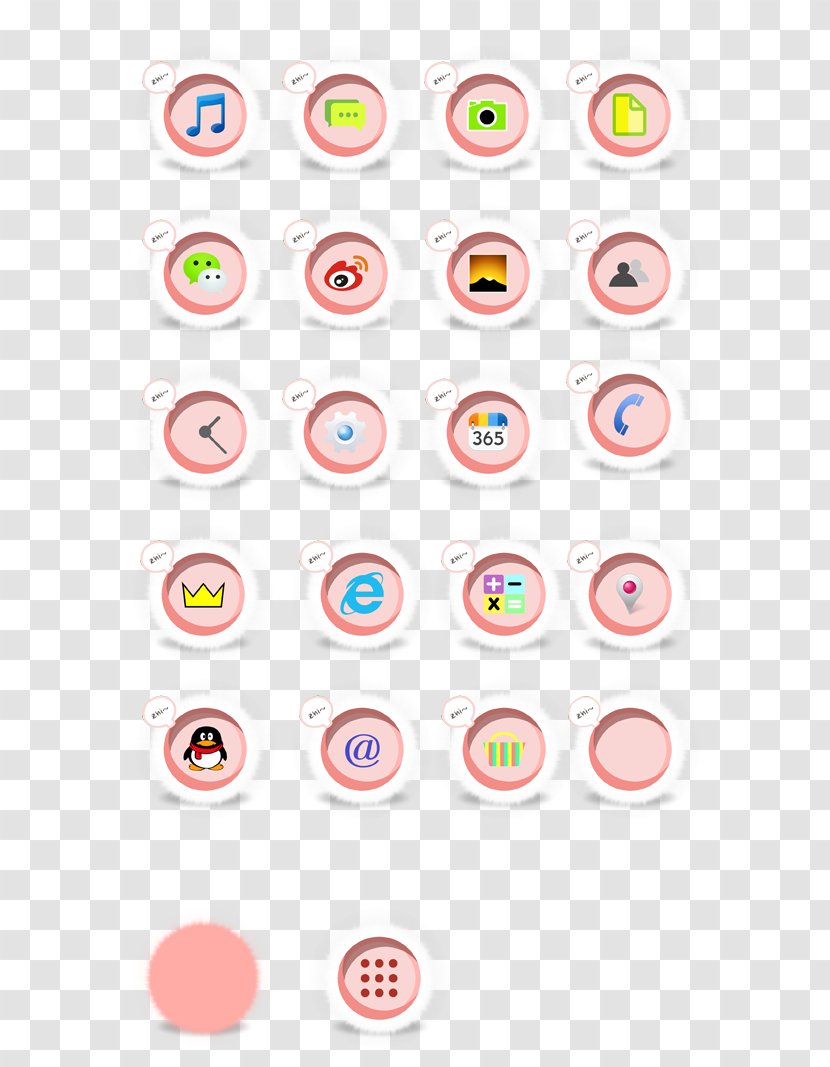 Mobile Phone App Icon - Google Images - Cute Pink Plush APP Transparent PNG