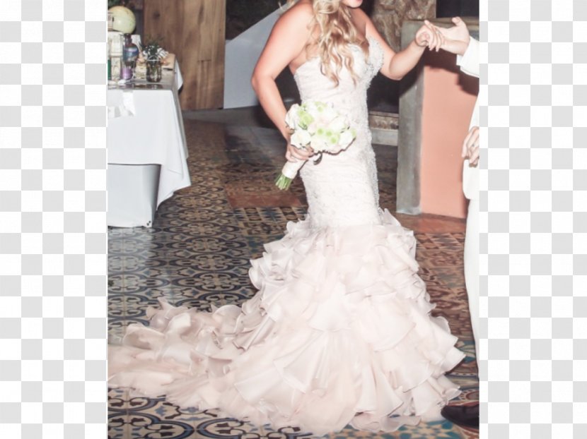 Wedding Dress Bride Clothing - Flower - Blush Floral Transparent PNG