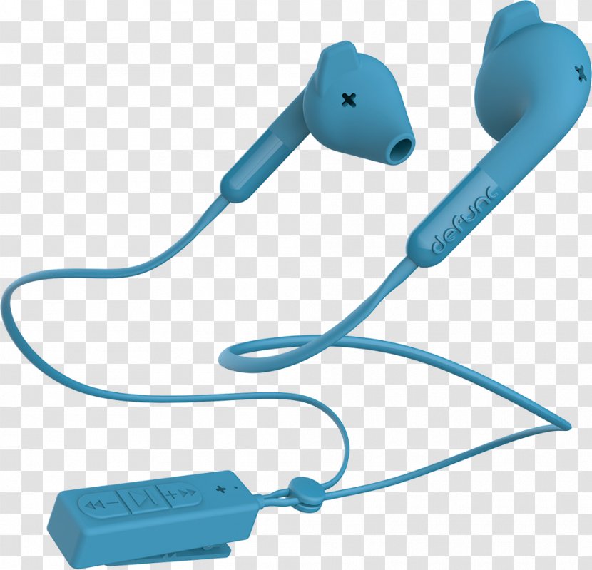 Defunc Bluetooth Hybrid In-Ear Headphones Earbud With Mic And Remote Blue De Func + Sport Earphones - +Hybrid ÉcouteurMic Transparent PNG