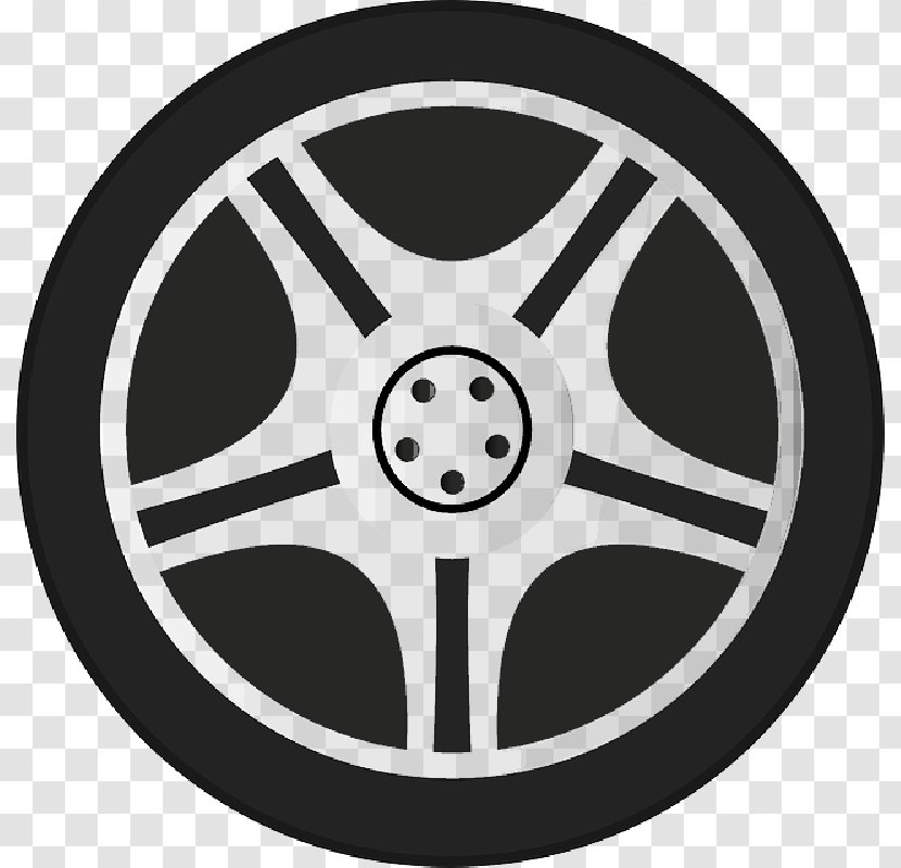 Car Motor Vehicle Tires Rim Clip Art Spare Tire - Wheel Transparent PNG