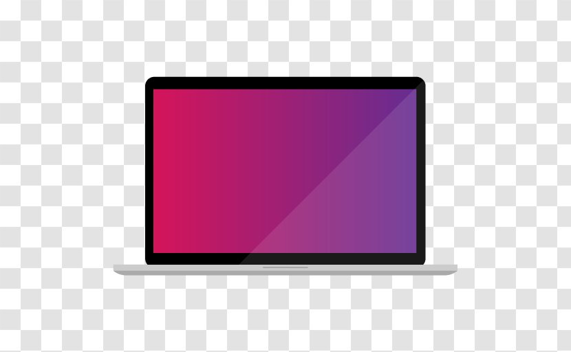 Display Device Multimedia Pink M Rectangle Computer Monitors - Violet - Electronic Lines Transparent PNG