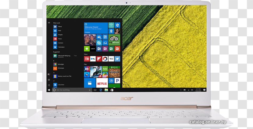 Laptop Acer Aspire All-in-One Celeron - Netbook Transparent PNG