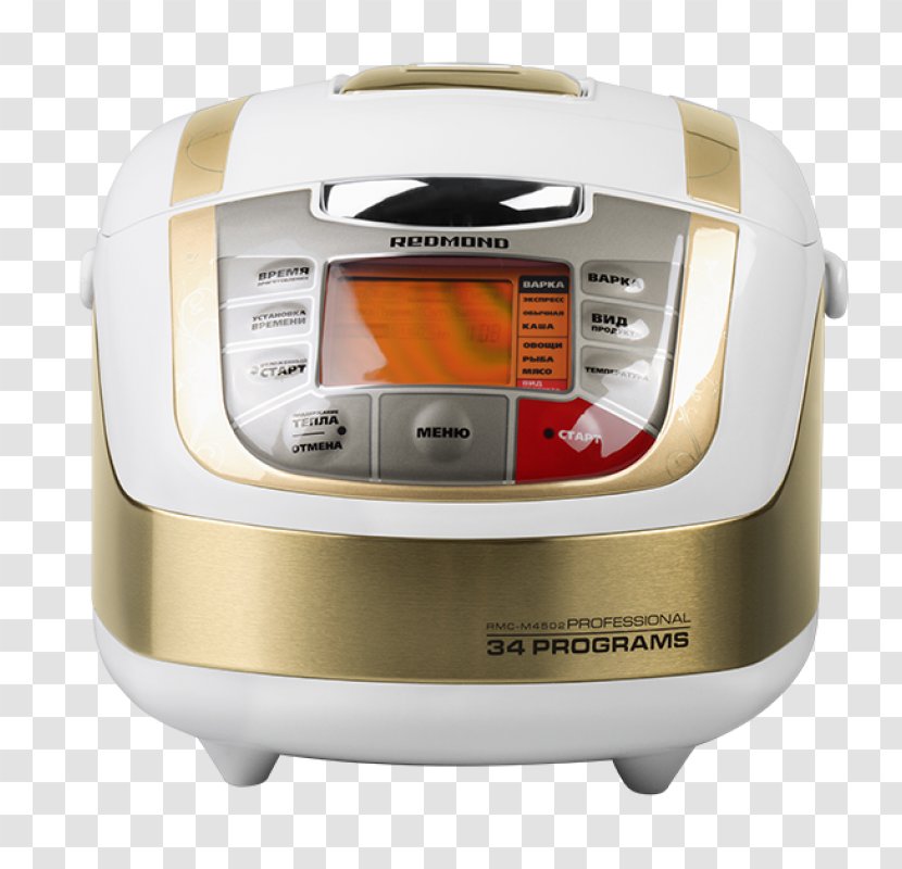 Rice Cookers Multicooker Redmond Lid Food Steamers - Photography - Multi Cooker Transparent PNG