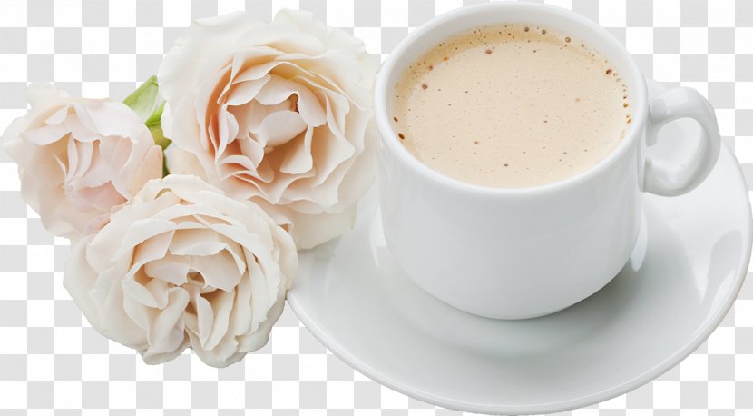 Coffee Cup Flowering Tea Breakfast - Pink Transparent PNG