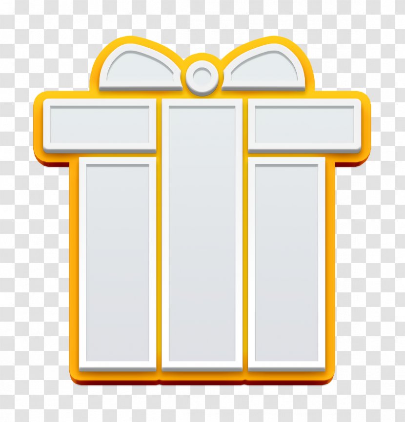 Christmas Icon Gift Giftbox - Present - Symmetry Rectangle Transparent PNG
