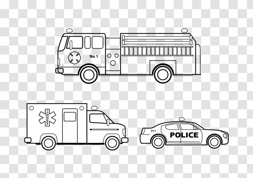 Car Emergency Vehicle Motor Fire Engine - Police Transparent PNG