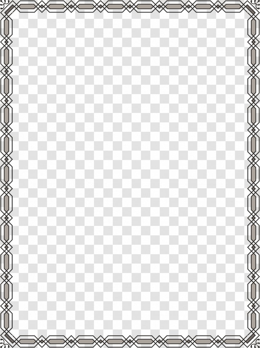 Icon - Black And White - Cool Borders Transparent PNG