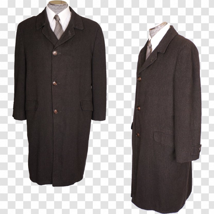 Overcoat Blazer Suit Jacket - Coat Transparent PNG