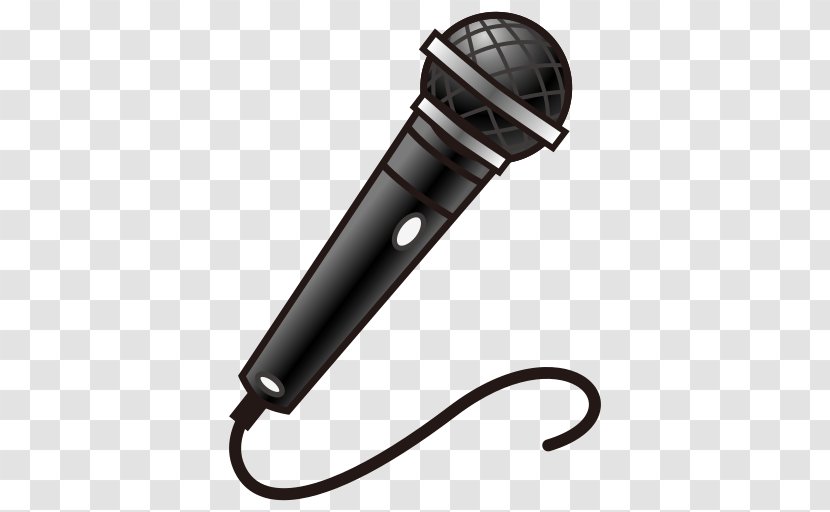 Microphone Emoji Wikimedia Commons IPhone Singing - Frame Transparent PNG