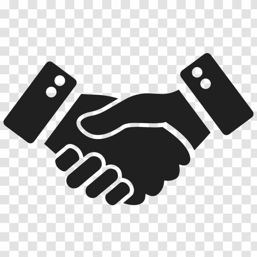 Handshake - Black And White - Deal With It Transparent PNG