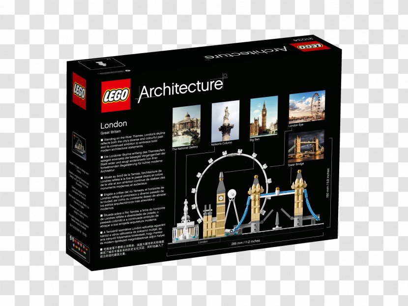 LEGO 21034 Architecture London Lego Amazon.com Toy - 21032 Sydney Transparent PNG