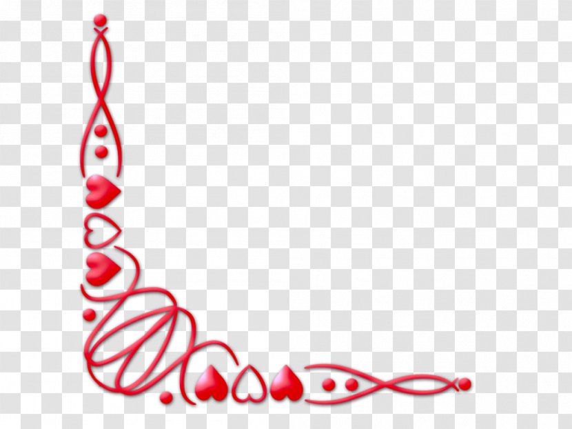 Valentines Day Clip Art - Heart - Valentine Corner Cliparts Transparent PNG
