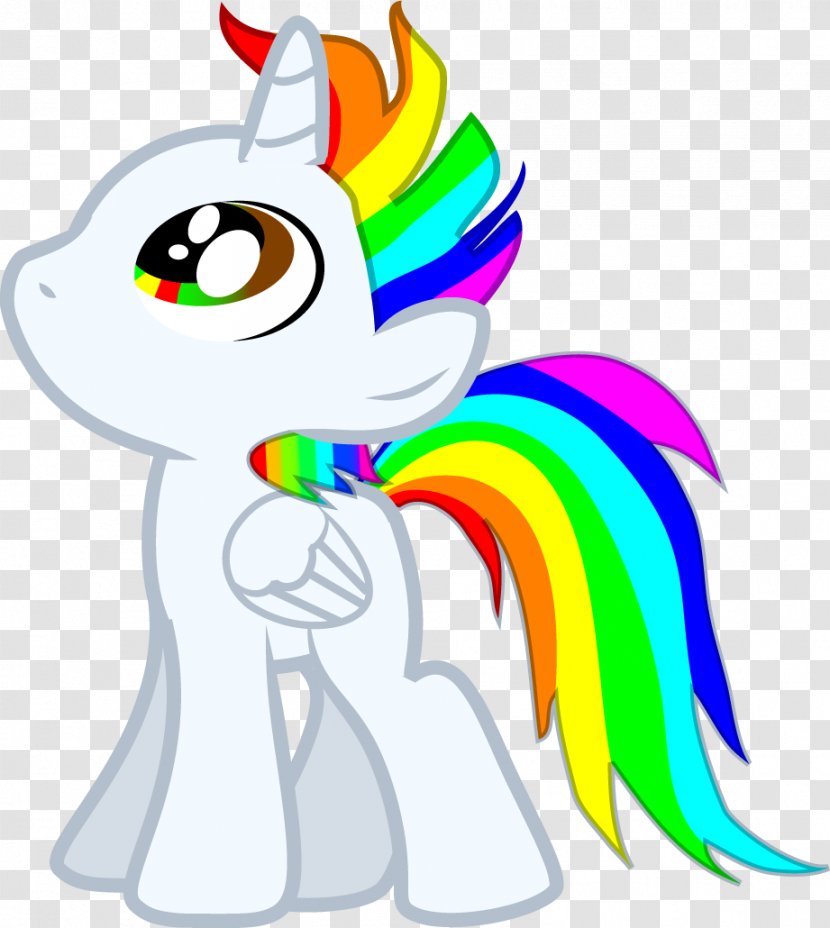 Digital Art Drawing Pony - Artwork - Rainbow Stars Transparent PNG