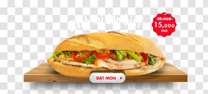 Bánh Mì Cheeseburger Fast Food Buffalo Burger Bocadillo - Banh Mi Transparent PNG