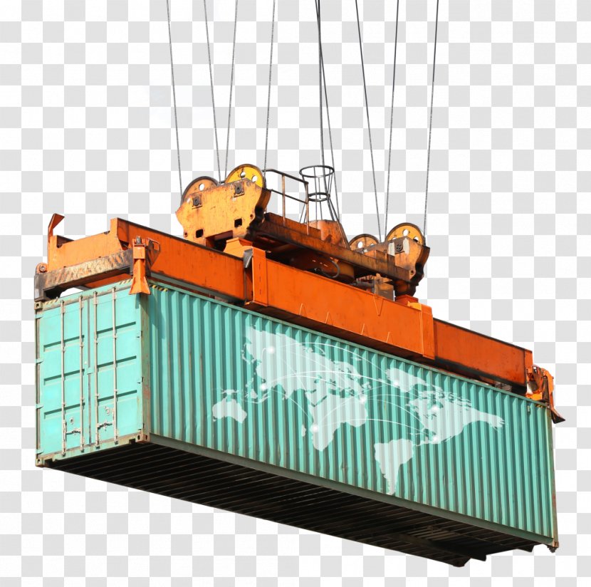 Container Crane Intermodal Port Shutterstock Transparent PNG