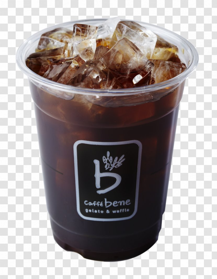 Iced Coffee Caffe Bene Cafe Caffe Americano Arabica Transparent Png,Basement Flooring Animal Crossing