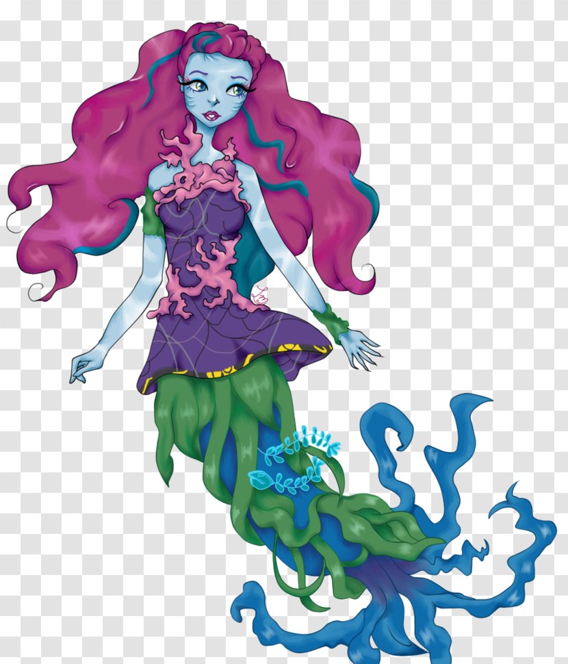 Monster High Barbie Legendary Creature Art - Reef Transparent PNG