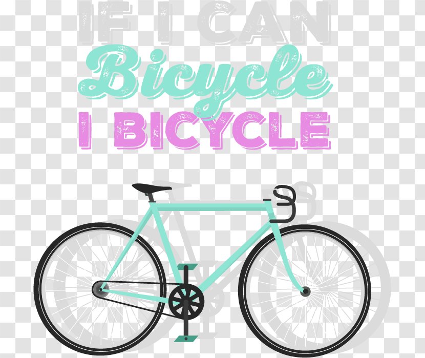 Bicycle Wheel Frame Road - Vector Vintage Green Clip Transparent PNG