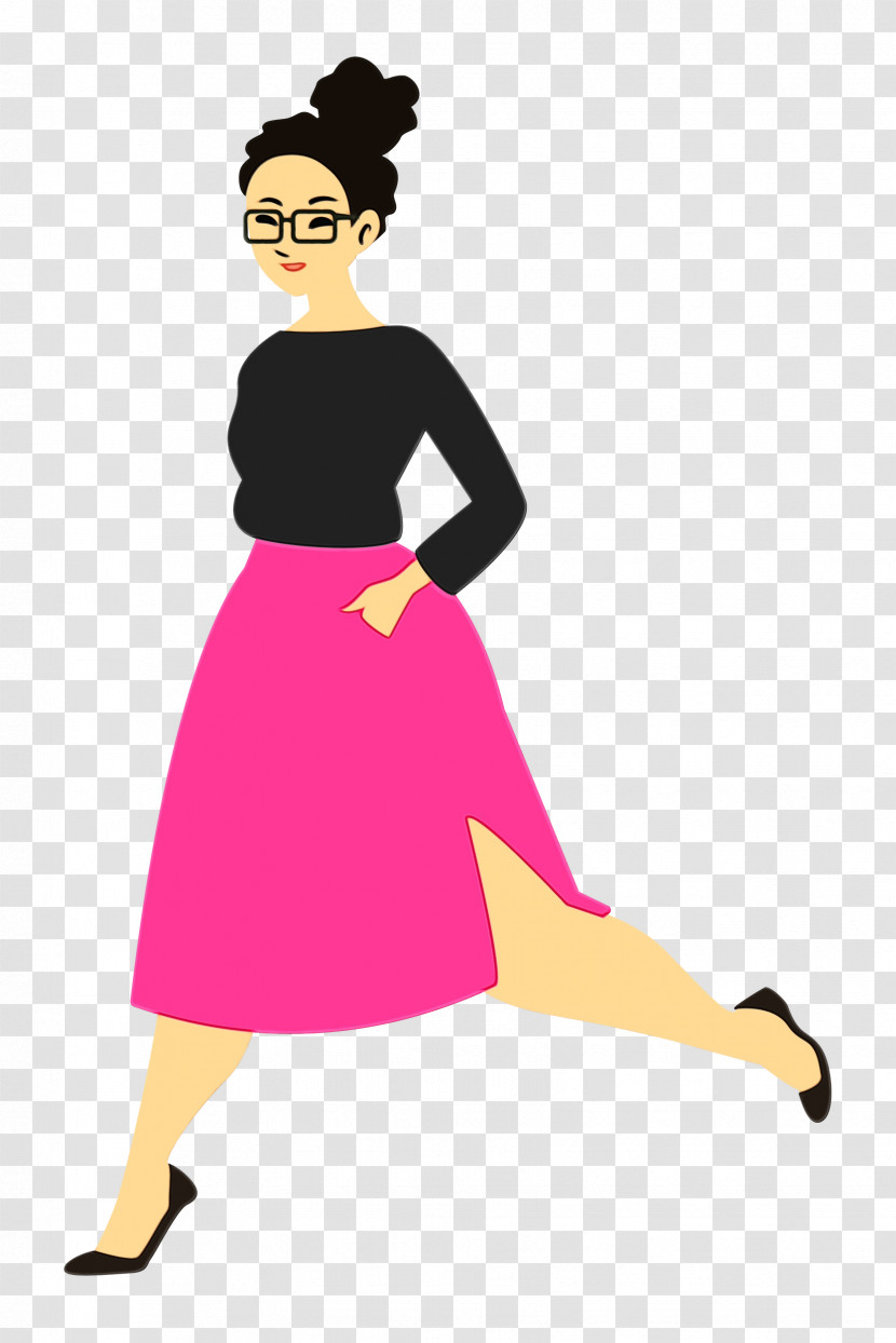 Dress Cartoon Leg Joint Transparent PNG