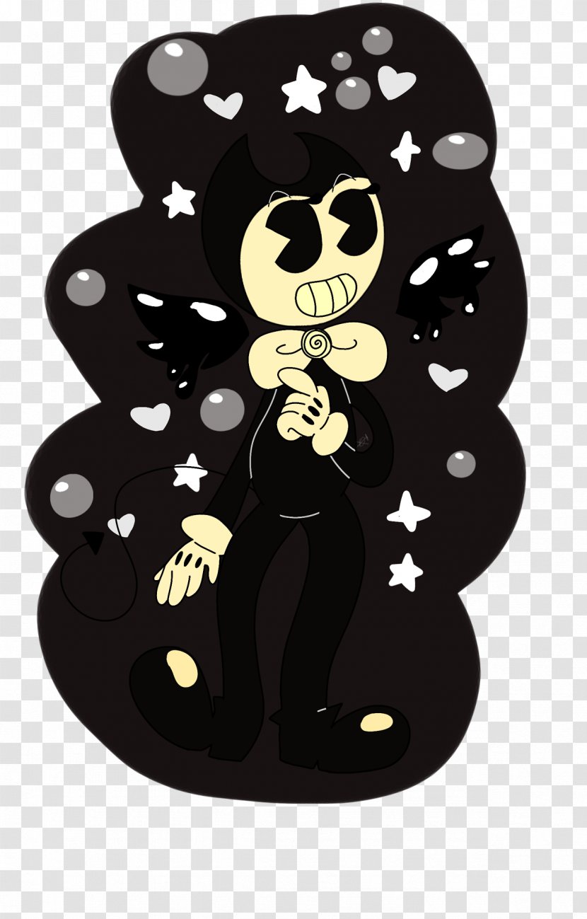 Cartoon Character Black M - Bendy Face Transparent PNG