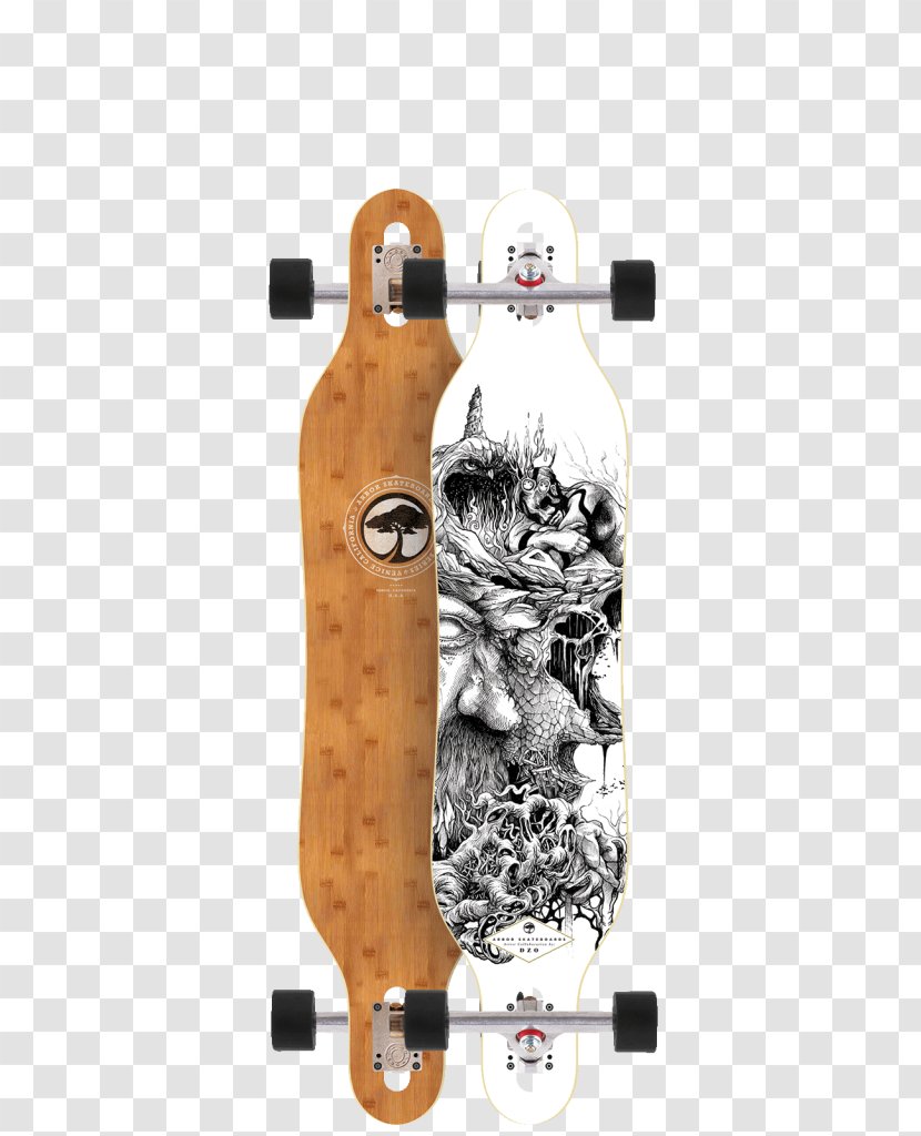 Arbor Axis Walnut Longboard Complete Skateboarding Bamboo - Gb Sizzler Cruiser - Board Transparent PNG