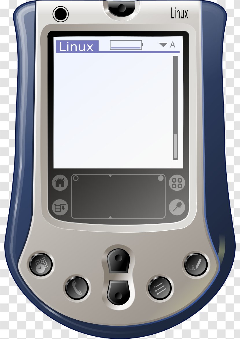 PDA Palm Handheld Devices Clip Art - Hardware - Personal Computer Transparent PNG
