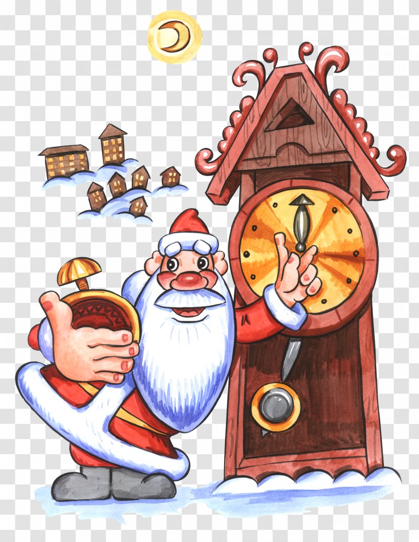 Ded Moroz Santa Claus Christmas Ornament New Year - Holiday - Midnight Transparent PNG